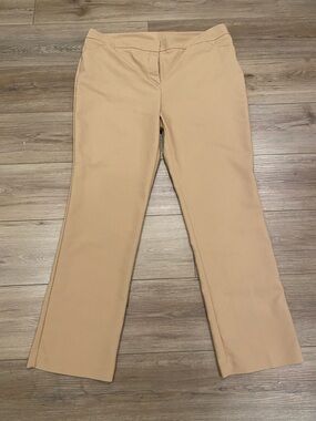 Chico's So Slimming Straight-Leg Pants in Camel Tan